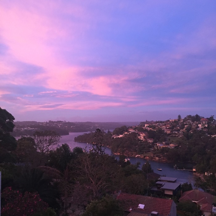 Beautiful sunset Sydney